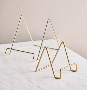 Support à assiettes en laiton, finition or luxueuse, fait main, pour le rangement et la présentation des assiettes, ustensiles de cuisine et décoration de table, usage quotidien. - Product Image 5