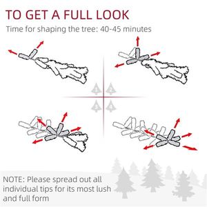 Albero di Natale di 2,7 metri, Decorazione Festiva per le Feste - Product Image 3