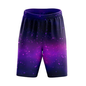 Shorts de sport respirants en maille unie style hip-hop, idéaux pour le basketball et les tenues décontractées - Product Image 5