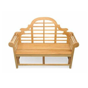 Banc de jardin d'extérieur le plus vendu, au style moderne et épuré, en teck massif, pour deux personnes. - Product Image 1