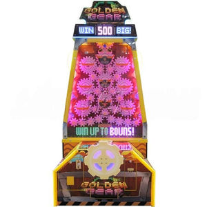 Máquina de Juego Arcade Golden Gear: Lujosa Máquina Electrónica Giratoria Operada por Monedas con Simulador de Caída de Bolas de la Suerte y Recompensas - Product Image 2