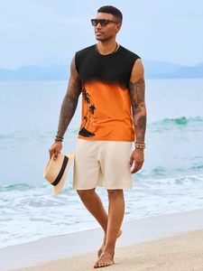 Nouveau style débardeur homme par sublimation, impression logo personnalisée de haute qualité, décontracté, été, plage, course, gym, extérieur, sans manches - Product Image 5