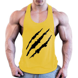 Wholesale High Quality Men Fitness Vest Ribbed <b>Singlet</b> Gym Outdoor <b>Running</b> Sports Plain Training Breathable Men's Tank Top - Product Image 2