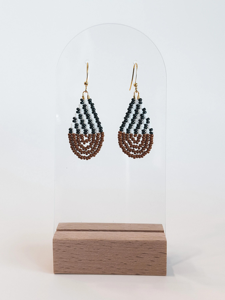 Pendientes de cuentas bordadas a mano de diseño Belladec, accesorios de moda de lujo, étnicos, tradicionales y modernos, regalo para mujer - Product Image 6