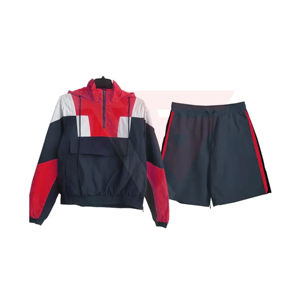 Conjunto cortavientos de moda a precio económico, conjunto de 2 piezas, chaqueta cortavientos, chándal de nailon para hombre - Product Image 1