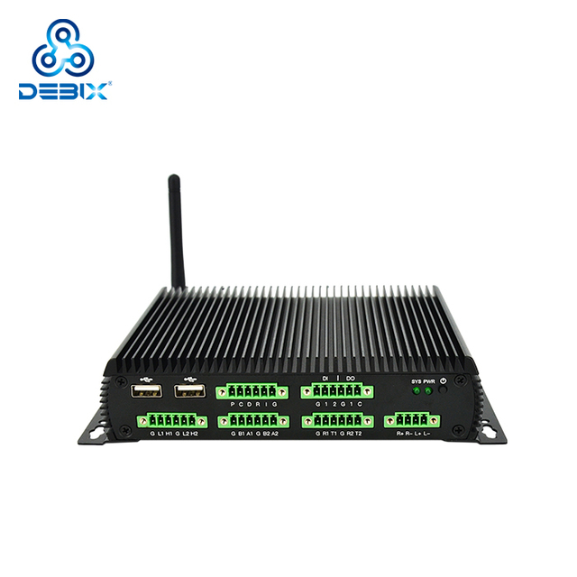 DEBIX IMX 8M PLUS Edge Computing Box Pc Fanless Industrial Embedded Mini Pc Box Computer 16gb with Remove Ssd