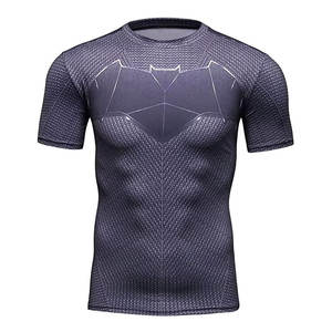 T-shirt de compression athlétique pour homme, design personnalisé, nouvelle collection, couche de base performante pour la course à pied, la gym et l'entraînement sportif - Product Image 6