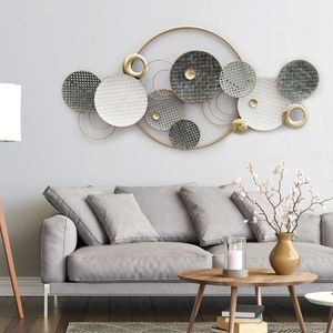 Arte Metálico de Pared Moderno para Decoración de Sala de Estar con Estilo Contemporáneo y Acabado Atractivo para Paredes Interiores - Product Image 6
