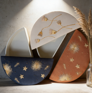 Caja de Regalo de Lino Hecha a Mano de Primera Calidad con Forma de Media Luna para Eid y Ramadán, Personalizada con Logotipo Bordado, Vacía, para Dulces y Chocolates - Product Image 2