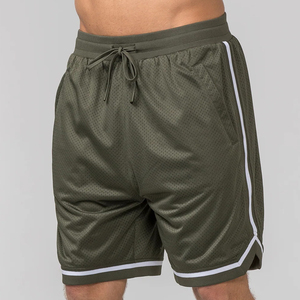 Factory Price Custom Brand Men's Basketball Shorts Reversible Double <b>Layer</b> Mesh Team Uniforms Printing Sports Wear Shorts - Product Image 4