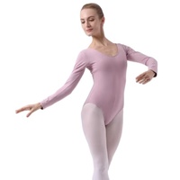 Justaucorps de gymnastique pour filles, manches longues, en polyester, pour entraînement, maillot de bain, combinaison de lutte, couleur et taille personnalisables
