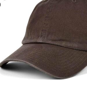 Casquette de baseball légère en coton de qualité supérieure, marron, 6 panneaux, réglable, unisexe, décontractée, en sergé, couleur unie, pour toutes les saisons - Product Image 5