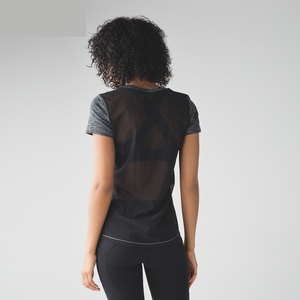 Camiseta Corta Básica Ajustada para Mujer, 92% Algodón, 8% Elastano, Transpirable y Ecológica, Estilo Casual, Tela de Lona - Product Image 6