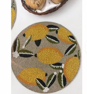 Sets de table décoratifs en perles pour collections de vaisselle de boutique, prix de gros par le fournisseur Beadwork Place Mat - Product Image 3