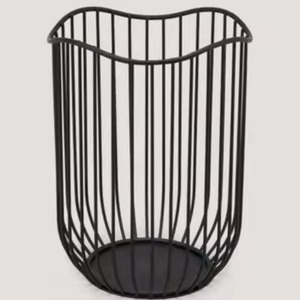 Panier à linge cylindrique sur roulettes en métal doré de la série Regal, chariot de rangement sur roulettes pivotantes - Product Image 5
