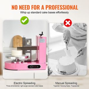 Low Noise <b>Turntable</b> Adjustable <b>Cake</b> Decorating Machine Cream Spreading and Coating Smearing for Frosting and Decorating <b>Cakes</b> - Product Image 4