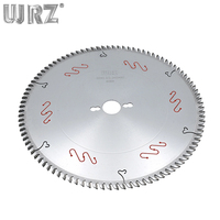 Lame de scie circulaire TCT industrielle de haute précision soudée au laser pour le travail du bois, coupe double mélamine MDF sans copeaux, lame personnalisée