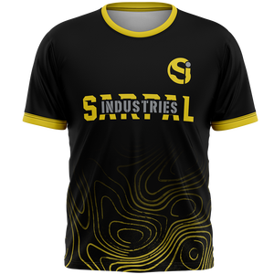 เสื้อยืดคอกลมทรงปกติขายส่งจำนวนมาก ปรับแต่งได้ตามต้องการ ยูนิเซ็กซ์ พิมพ์ลายแบบซับลิเมชั่น คุณภาพสูง สกรีนโลโก้ได้ เนื้อผ้านุ่ม เสื้อยืดผู้ชาย โพลีเอสเตอร์ 100% - Product Image 1