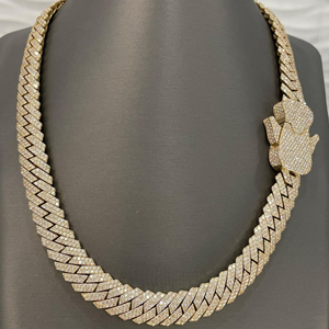 Nouvelle Arrivée Chaîne Cubaine Élégante Style Rappeur en Argent Sterling 925 avec Diamant Moissanite Clarté VVS Bijoux Hip Hop Tendance - Product Image 3