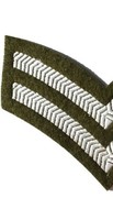 Machine à broder les chevrons à 1, 2, 3 ou 4 barres, la plus fréquemment utilisée pour les insignes de Sergent CHEVRON 3 BARRES CHEVRON INSIGNES DE SERGENT RA