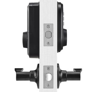 Maniglie per serrature a impronta digitale con funzione anti-spioncino a password unica e modalità di sblocco costante per porte in legno - Opzioni di codice tastiera e chiave - Product Image 4