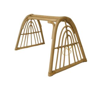 Gymnase d'éveil pour bébé en rotin fait main de haute qualité avec jouets suspendus pour la chambre d'enfant, fabriqué au Vietnam - Product Image 2