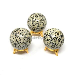 Venta al por mayor bola esfera de cristal piel de leopardo Natural Esferas de jaspe para regalos de piedra curativa de cristal - Product Image 6