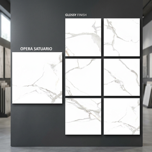 Azulejos de Porcelana Satinados Opera Satuario 800x800mm, Imitación Parquet, Adhesivos para Baño, Exterior, Villa - Product Image 1