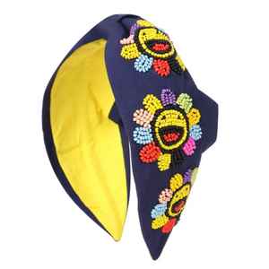 Serre-têtes tendance faits main avec broderies et perles pour les fêtes estivales, cadeaux festifs, accessoires capillaires à la mode - Product Image 1