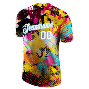 Camiseta de Béisbol con Estampado Completo, OEM ODM, Camiseta Deportiva Personalizada para Equipos, Ropa Urbana al por Mayor, Proveedor de Camisetas para Hombre de Estilo Y2K - Product Image 4