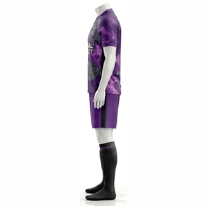 Ensemble complet de tenues de football pour hommes, femmes, adultes et jeunes, tailles personnalisées, maillot en polyester 100% sublimé, vêtements de football - Product Image 3