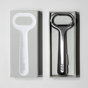 Décapsuleur vintage en chrome argenté en forme d'épinglette, design métallique robuste, accessoire de bar original et unique - Product Image 6