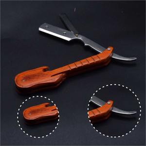 Maquinilla de afeitar de madera para salón de peluquero, corte recto, afeitado, afeitadora, RASOIRS RASOI - Product Image 4