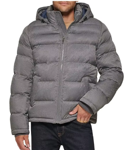 Custom OEM Puffer Coat Mens <b>Winter</b> Padded Jacket <b>Quilted</b> Warm Lightweight Windproof Outdoor Fashion Daily Wear - Product Image 1
