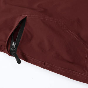 Pantalones cortos de trabajo para hombre, transpirables, ligeros, con cierre de botón y cordón en la cintura, patrón sólido, pantalones cortos de trabajo de secado rápido para hombre - Product Image 5