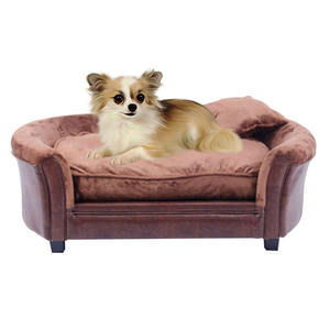 Coussin moelleux pour chien et chat d'intérieur - Confortable, durable, base antidérapante, tissu respirant, housse amovible, lit pour chien et chat - Product Image 1