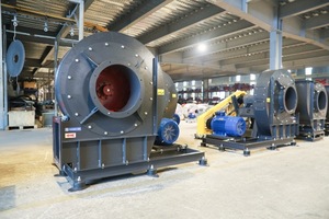 Ventilateur industriel CPL-5-8I à entraînement par courroie, centrifuge, pour chaudière, fabrication CNC, avec prise électrique et support OBM - Product Image 6