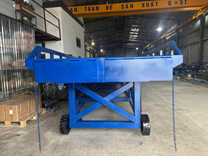 Rampe de chargement manuelle pour conteneurs Naltako Mobile 6 tonnes pour opérations de manutention par chariot élévateur, capacité 6t, rampe de chantier - Product Image 4
