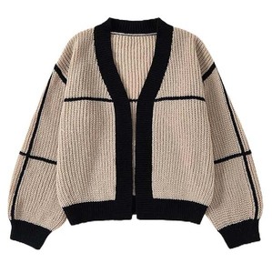 Sustainable Cotton Oversized Women Sweater Eco-friendly Knitted <b>Pullover</b> Breathable Autumn <b>Jumper</b> for Modern Ladies - Product Image 1