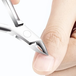 Premium Stainless Steel <b>Cuticle</b> <b>Nipper</b> with Double Spring Design Professional Safe Manicure <b>Cuticle</b> Trimming Tool - Product Image 3