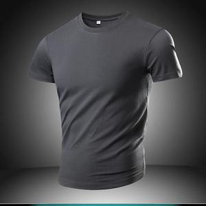 Camiseta de Manga Corta con Cuello Redondo Extra Grande para Hombre, Diseño Geométrico, 100% Poliéster Jersey, Informal, Transpirable, Tejido de Punto, Color - Product Image 4