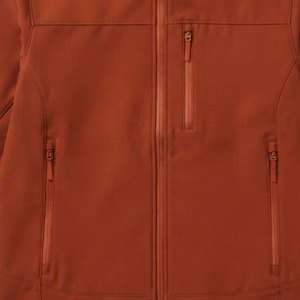 Men's Hooded Fleece Jacket Solid Color Zipper Closure Windproof Casual Outerwear Regular Fit Polyester <b>Shell</b> Autumn Wear - Product Image 6