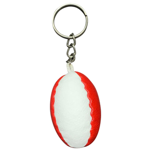 Porte-clés promotionnel 2024 en forme de ballon de football américain avec mousqueton et chaîne, idéal pour la gym et le sport, par Standard International - Product Image 3