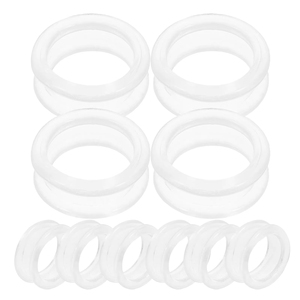 Subhan International MR-RM-1206 Lot de 10 anneaux de protection en silicone pour ciseaux, souples et non réutilisables, accessoires pour ciseaux de barbier - Product Image 2