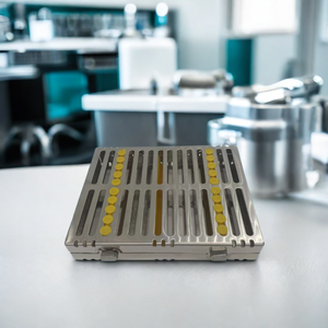 Équipement de Stérilisation en Autoclave Certifié SO pour Clinique Dentaire, Boîte de Rangement pour 10 Instruments, Plateau Manuel, Alimentation Manuelle, Acier Inoxydable 304, Bouton Latéral - Product Image 5