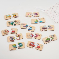 Cartes et jouets éducatifs en bois Delarchi au design Art Déco pour enfants - Cadeau d'anniversaire