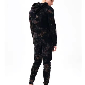 Ensemble de survêtement réversible coupe-vent pour homme : chemise ample et pantalon long, combinaison de couleurs de haute qualité - Product Image 2