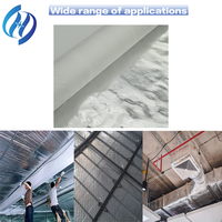 Film réfléchissant aluminisé Sohi, membrane d'isolation en PP non tissé pour la protection thermique des toits, des murs, des greniers et des systèmes HVAC