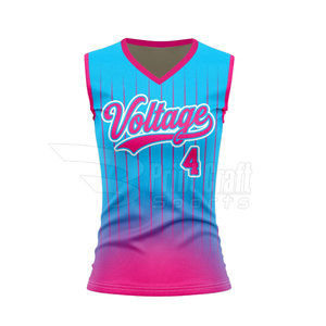 Nouveauté : Maillots de softball sans manches personnalisés avec logo, dernier design - Product Image 5