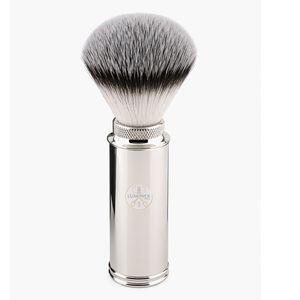 Pinceau à raser en bois avec poils de blaireau noir - Product Image 2